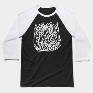 Leaf Doodle Baseball T-Shirt